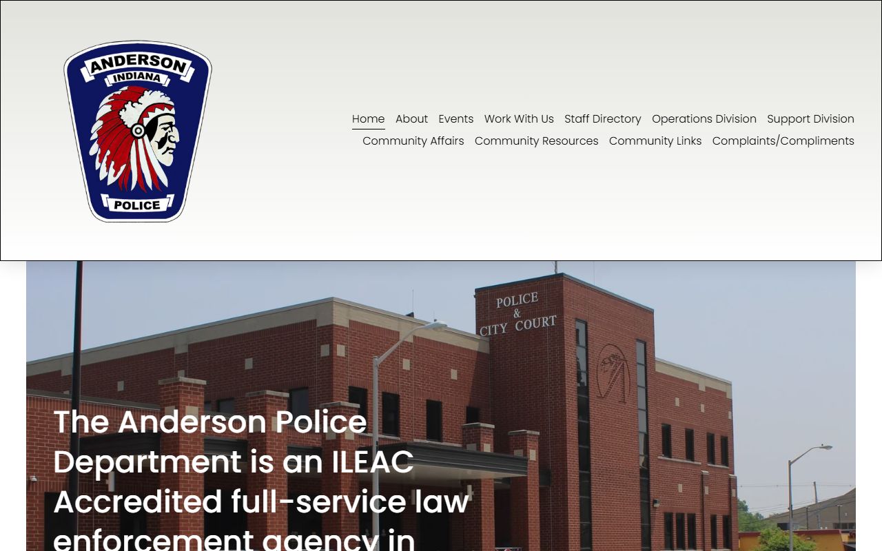 Anderson released inmates Anderson Police Department website