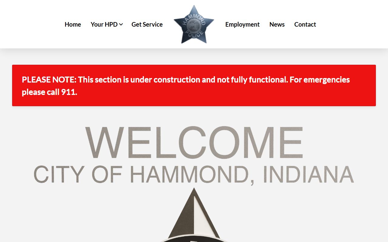 Hammond released inmates Hammond Police Department information page