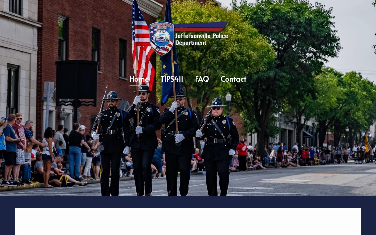Jeffersonville released inmates police department website
