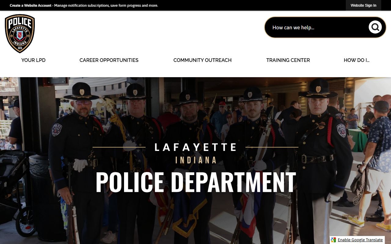 Lafayette released inmates Lafayette Police Department page