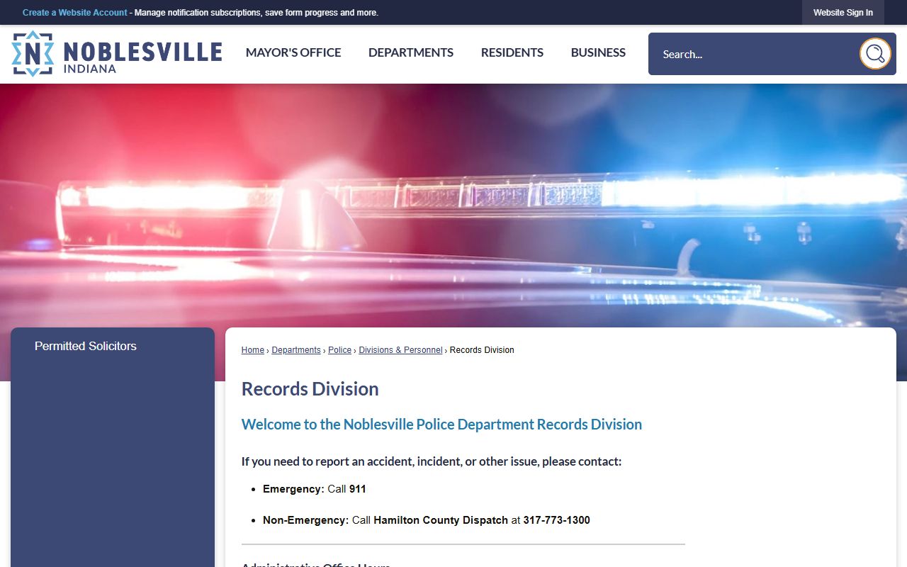Noblesville released inmates Noblesville Police Records Division page