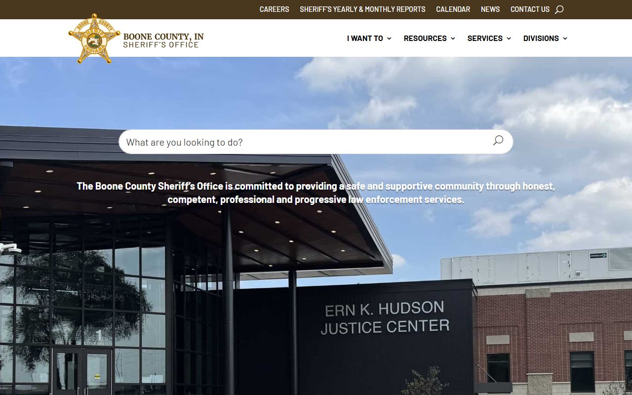 Boone County Sheriff website for released inmates in Lebanon Indiana