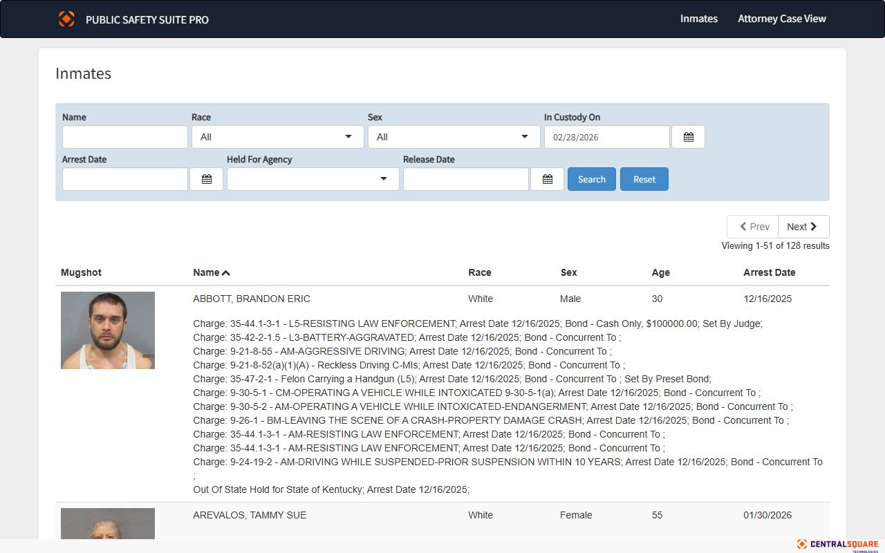 Jefferson County released inmates sheriff jail page and Zuercher Portal