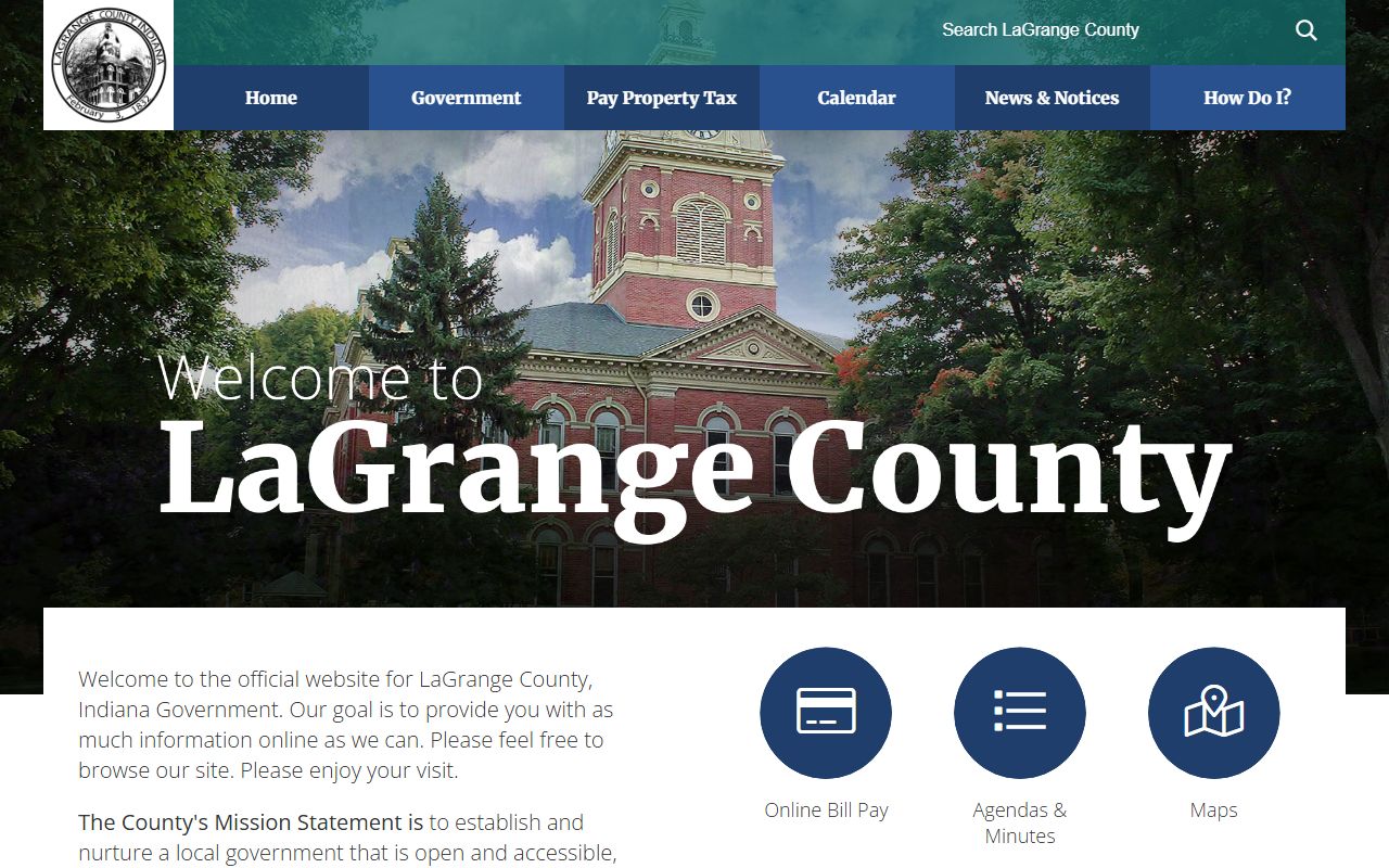 LaGrange County released inmates sheriff website LaGrange Indiana
