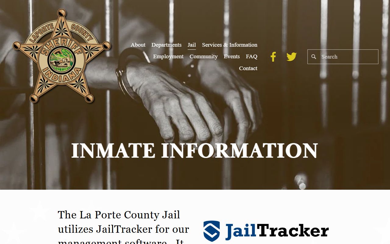 LaPorte County released inmates sheriff inmate search portal