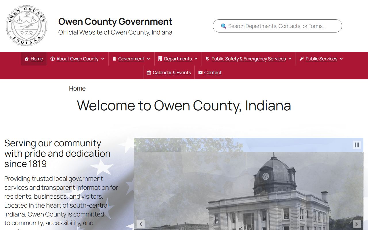 Owen County released inmates sheriff office website