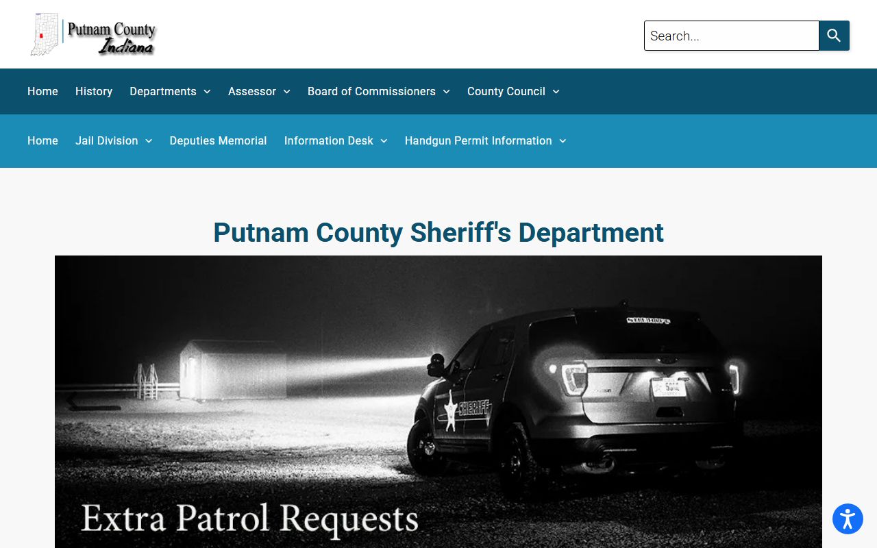 Putnam County released inmates sheriff office website jail records