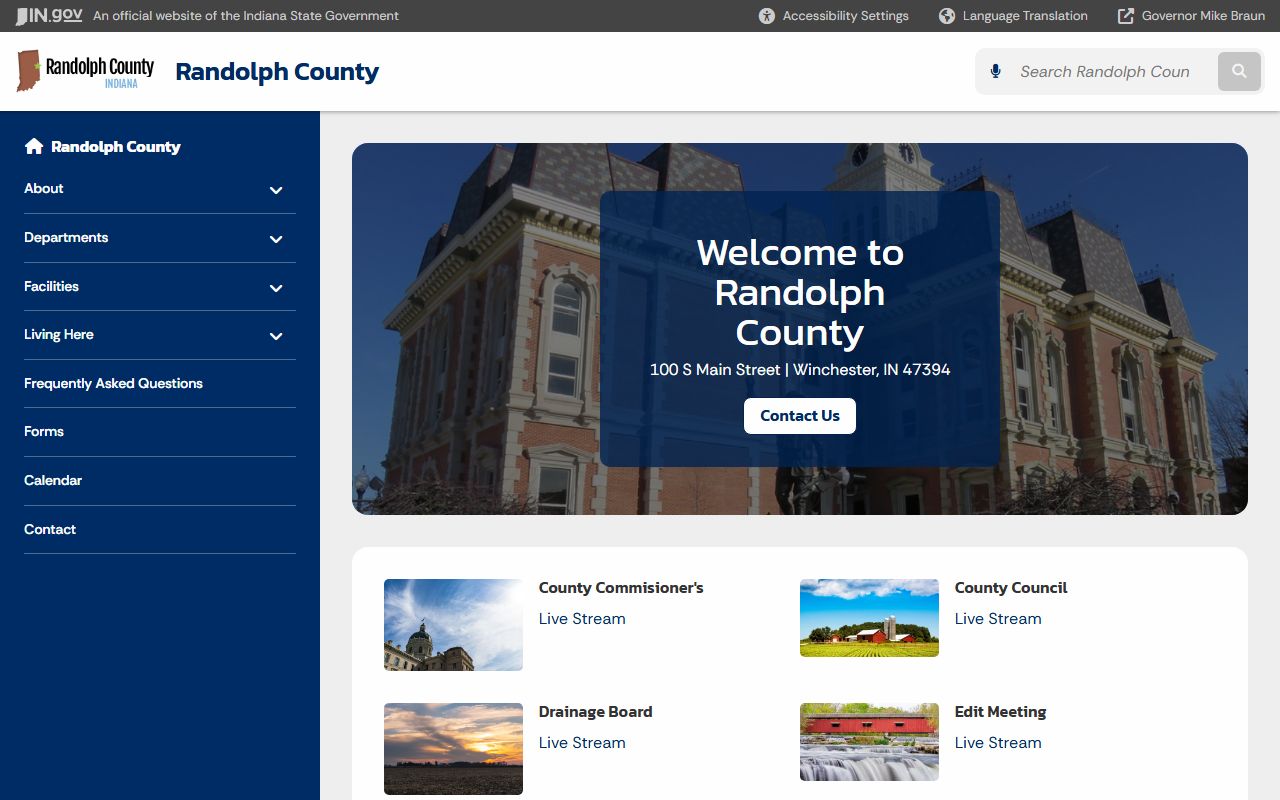 Randolph County released inmates sheriff office government portal