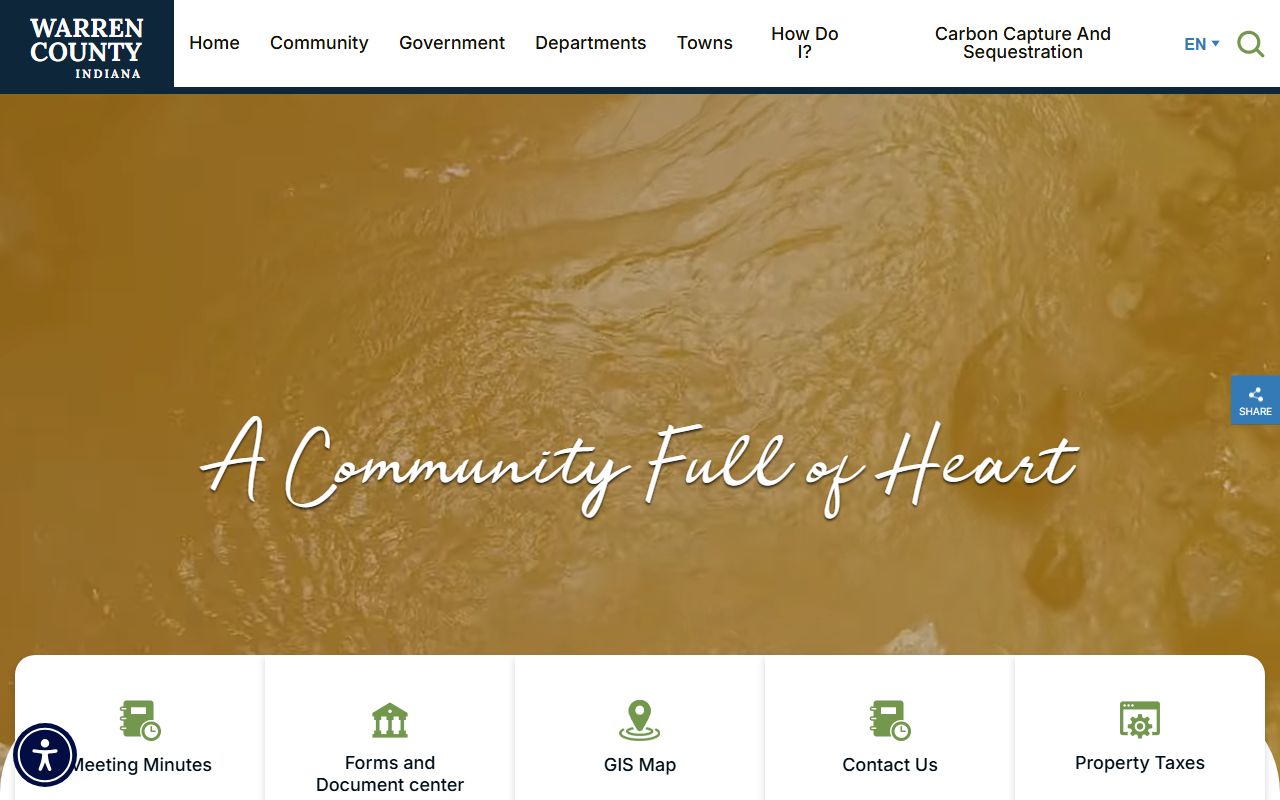 Warren County Sheriff page for released inmates records